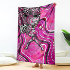 Sydney Sixers Blanket Indigenous Dot Art Superhero Batter Tribal Pattern