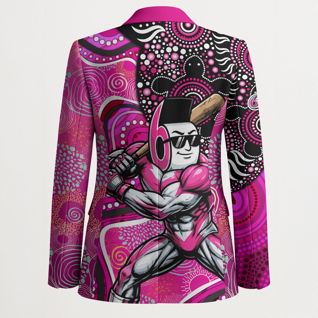 Sydney Sixers Blazer Indigenous Dot Art Superhero Batter Tribal Pattern