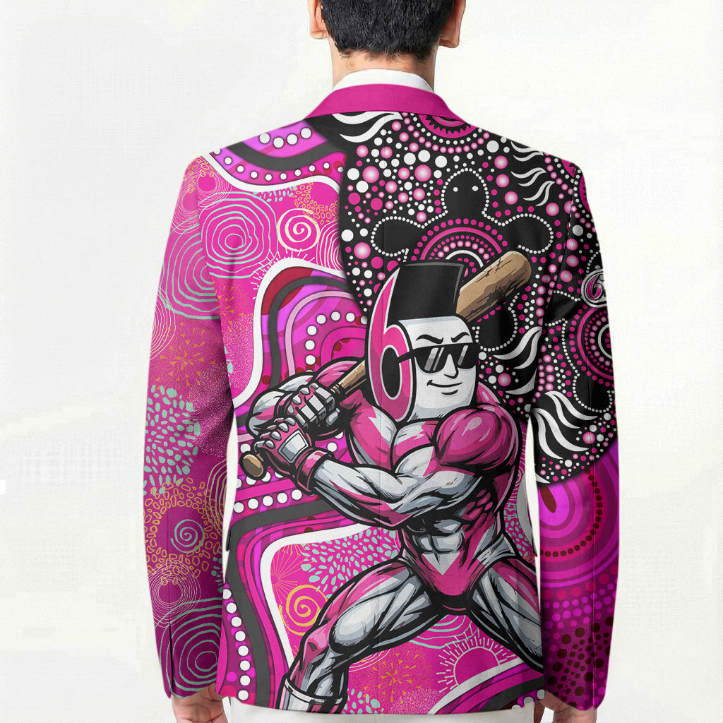 Sydney Sixers Blazer Indigenous Dot Art Superhero Batter Tribal Pattern
