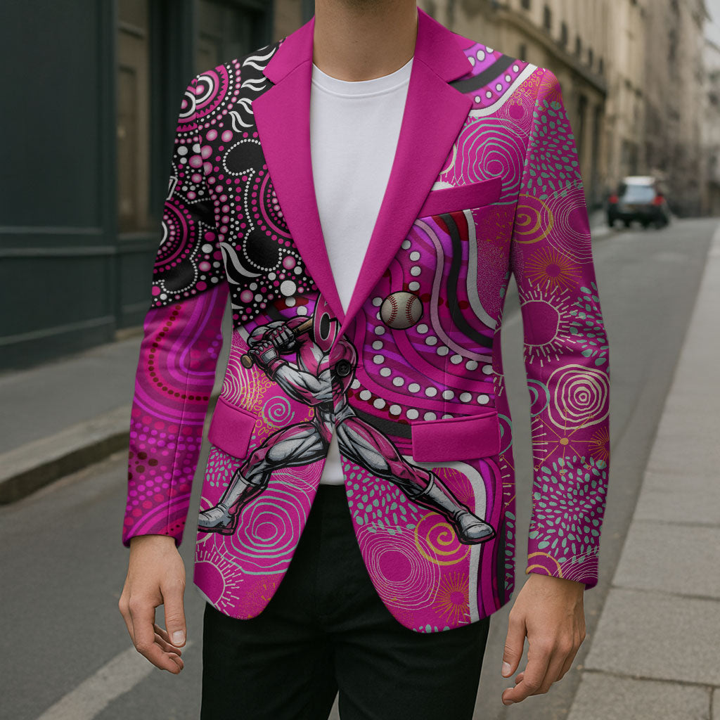 Sydney Sixers Blazer Indigenous Dot Art Superhero Batter Tribal Pattern