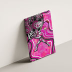 Sydney Sixers Canvas Wall Art Indigenous Dot Art Superhero Batter Tribal Pattern