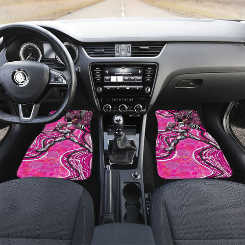 Sydney Sixers Car Mats Indigenous Dot Art Superhero Batter Tribal Pattern