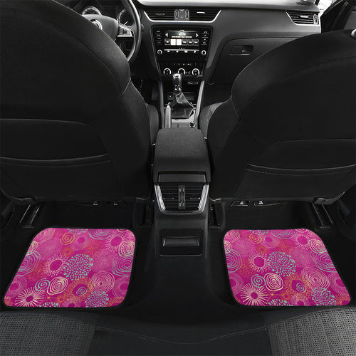 Sydney Sixers Car Mats Indigenous Dot Art Superhero Batter Tribal Pattern