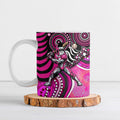 Sydney Sixers Ceramic Mug Indigenous Dot Art Superhero Batter Tribal Pattern