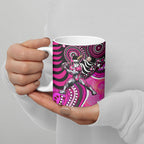 Sydney Sixers Ceramic Mug Indigenous Dot Art Superhero Batter Tribal Pattern