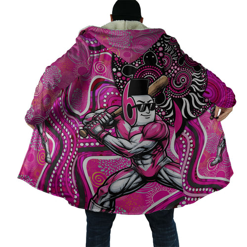 Sydney Sixers Cloak Indigenous Dot Art Superhero Batter Tribal Pattern