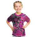 Sydney Sixers Kid T Shirt Indigenous Dot Art Superhero Batter Tribal Pattern