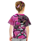 Sydney Sixers Kid T Shirt Indigenous Dot Art Superhero Batter Tribal Pattern