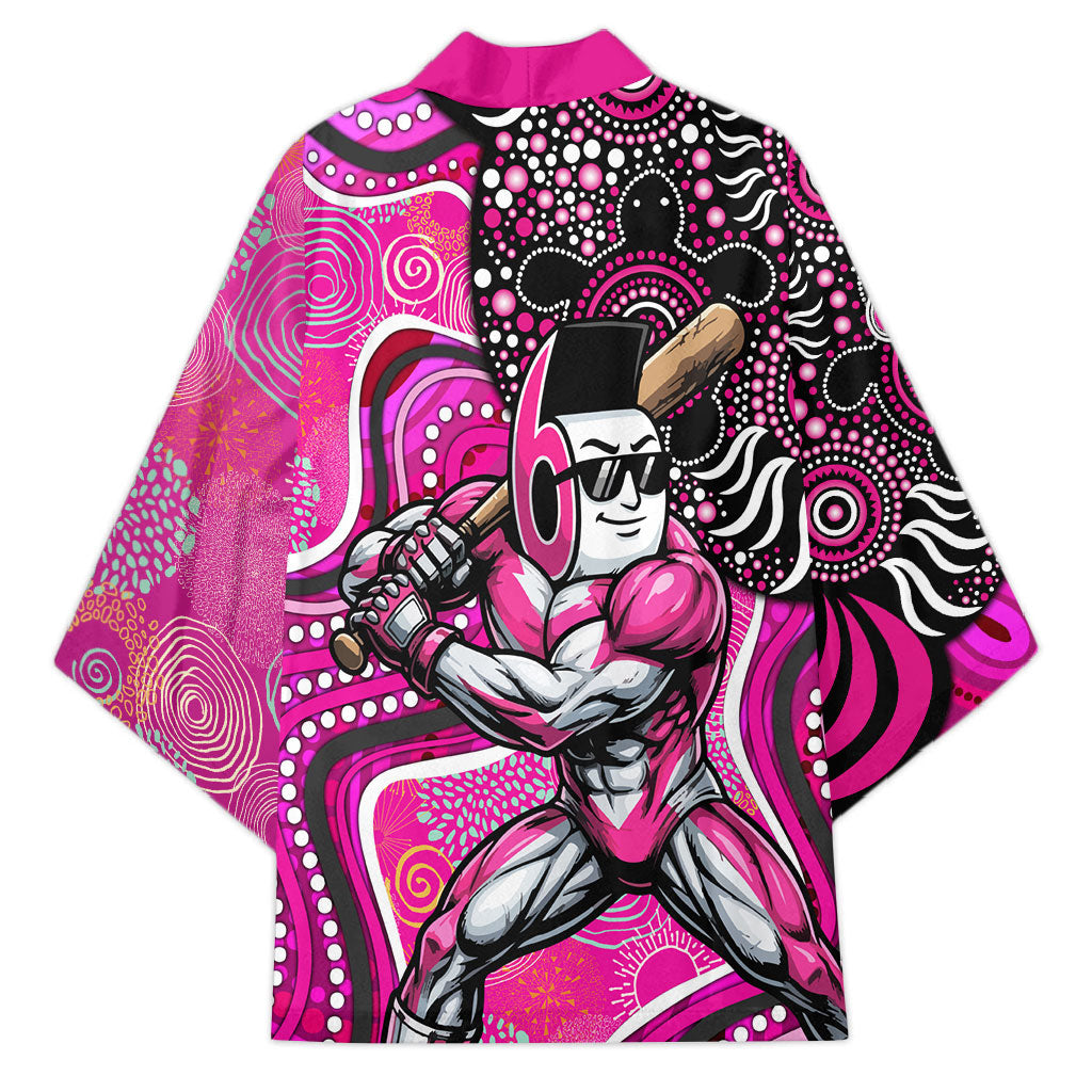 Sydney Sixers Kimono Indigenous Dot Art Superhero Batter Tribal Pattern