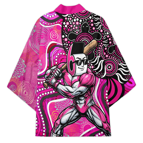 Sydney Sixers Kimono Indigenous Dot Art Superhero Batter Tribal Pattern
