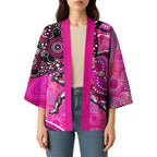 Sydney Sixers Kimono Indigenous Dot Art Superhero Batter Tribal Pattern