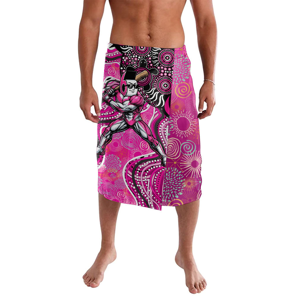 Sydney Sixers Lavalava Indigenous Dot Art Superhero Batter Tribal Pattern