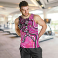 Sydney Sixers Men Tank Top Indigenous Dot Art Superhero Batter Tribal Pattern