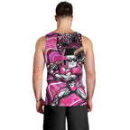 Sydney Sixers Men Tank Top Indigenous Dot Art Superhero Batter Tribal Pattern