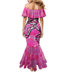 Sydney Sixers Mermaid Dress Indigenous Dot Art Superhero Batter Tribal Pattern