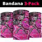 Sydney Sixers Neck Gaiter Indigenous Dot Art Superhero Batter Tribal Pattern