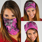 Sydney Sixers Neck Gaiter Indigenous Dot Art Superhero Batter Tribal Pattern