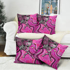 Sydney Sixers Pillow Cover Indigenous Dot Art Superhero Batter Tribal Pattern