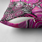 Sydney Sixers Pillow Cover Indigenous Dot Art Superhero Batter Tribal Pattern