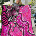 Sydney Sixers Quilt Indigenous Dot Art Superhero Batter Tribal Pattern