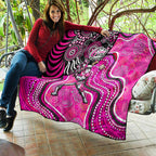 Sydney Sixers Quilt Indigenous Dot Art Superhero Batter Tribal Pattern