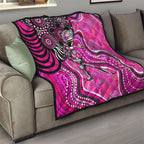Sydney Sixers Quilt Indigenous Dot Art Superhero Batter Tribal Pattern