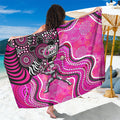 Sydney Sixers Sarong Indigenous Dot Art Superhero Batter Tribal Pattern