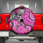 Sydney Sixers Spare Tire Cover Indigenous Dot Art Superhero Batter Tribal Pattern