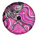 Sydney Sixers Spare Tire Cover Indigenous Dot Art Superhero Batter Tribal Pattern