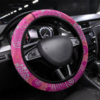 Sydney Sixers Steering Wheel Cover Indigenous Dot Art Superhero Batter Tribal Pattern