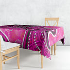 Sydney Sixers Tablecloth Indigenous Dot Art Superhero Batter Tribal Pattern