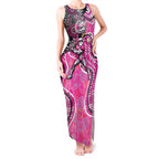 Sydney Sixers Tank Maxi Dress Indigenous Dot Art Superhero Batter Tribal Pattern
