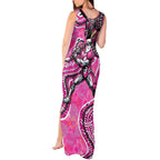 Sydney Sixers Tank Maxi Dress Indigenous Dot Art Superhero Batter Tribal Pattern