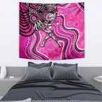 Sydney Sixers Tapestry Indigenous Dot Art Superhero Batter Tribal Pattern