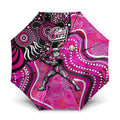 Sydney Sixers Umbrella Indigenous Dot Art Superhero Batter Tribal Pattern
