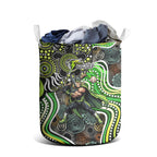 Sydney Thunder Laundry Basket Indigenous Dot Art Superhero Batter Tribal Pattern