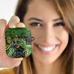 Sydney Thunder AirPods Case Indigenous Dot Art Superhero Batter Tribal Pattern