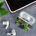 Sydney Thunder AirPods Case Indigenous Dot Art Superhero Batter Tribal Pattern
