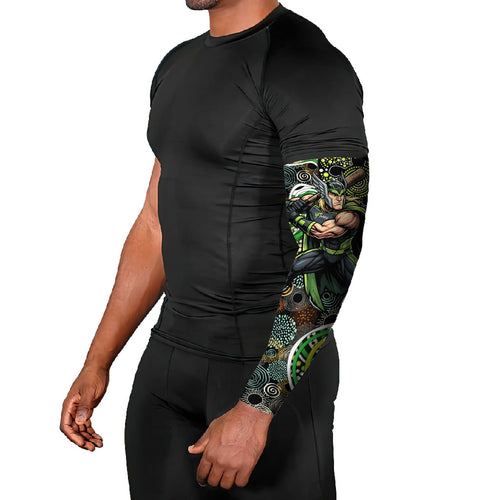 Sydney Thunder Arm Sleeves Indigenous Dot Art Superhero Batter Tribal Pattern