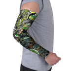 Sydney Thunder Arm Sleeves Indigenous Dot Art Superhero Batter Tribal Pattern