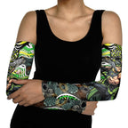 Sydney Thunder Arm Sleeves Indigenous Dot Art Superhero Batter Tribal Pattern