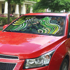 Sydney Thunder Auto Sun Shade Indigenous Dot Art Superhero Batter Tribal Pattern