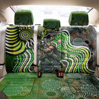 Sydney Thunder Back Car Seat Cover Indigenous Dot Art Superhero Batter Tribal Pattern
