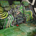 Sydney Thunder Back Car Seat Cover Indigenous Dot Art Superhero Batter Tribal Pattern