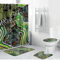 Sydney Thunder Bathroom Set Indigenous Dot Art Superhero Batter Tribal Pattern
