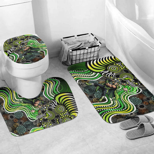 Sydney Thunder Bathroom Set Indigenous Dot Art Superhero Batter Tribal Pattern