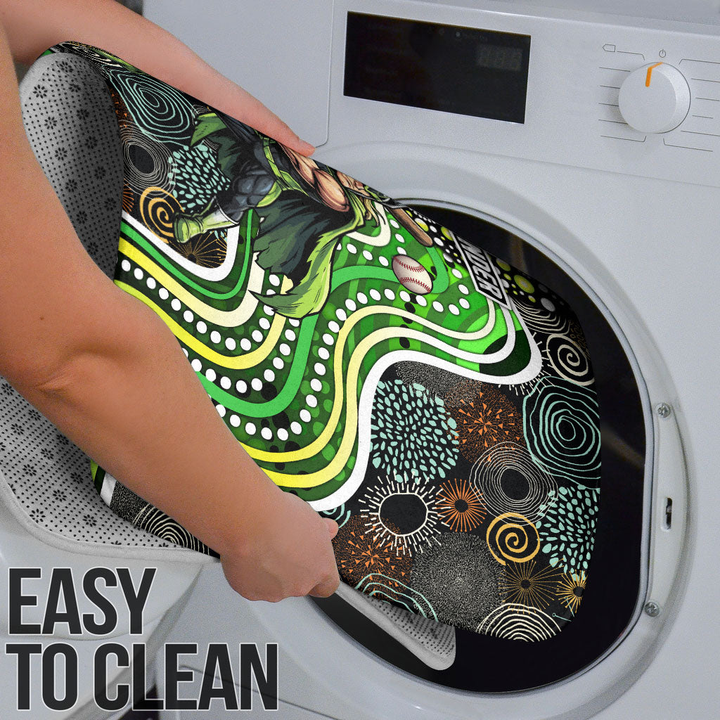 Sydney Thunder Bathroom Set Indigenous Dot Art Superhero Batter Tribal Pattern