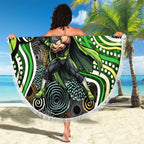 Sydney Thunder Beach Blanket Indigenous Dot Art Superhero Batter Tribal Pattern