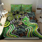 Sydney Thunder Bedding Set Indigenous Dot Art Superhero Batter Tribal Pattern
