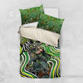 Sydney Thunder Bedding Set Indigenous Dot Art Superhero Batter Tribal Pattern